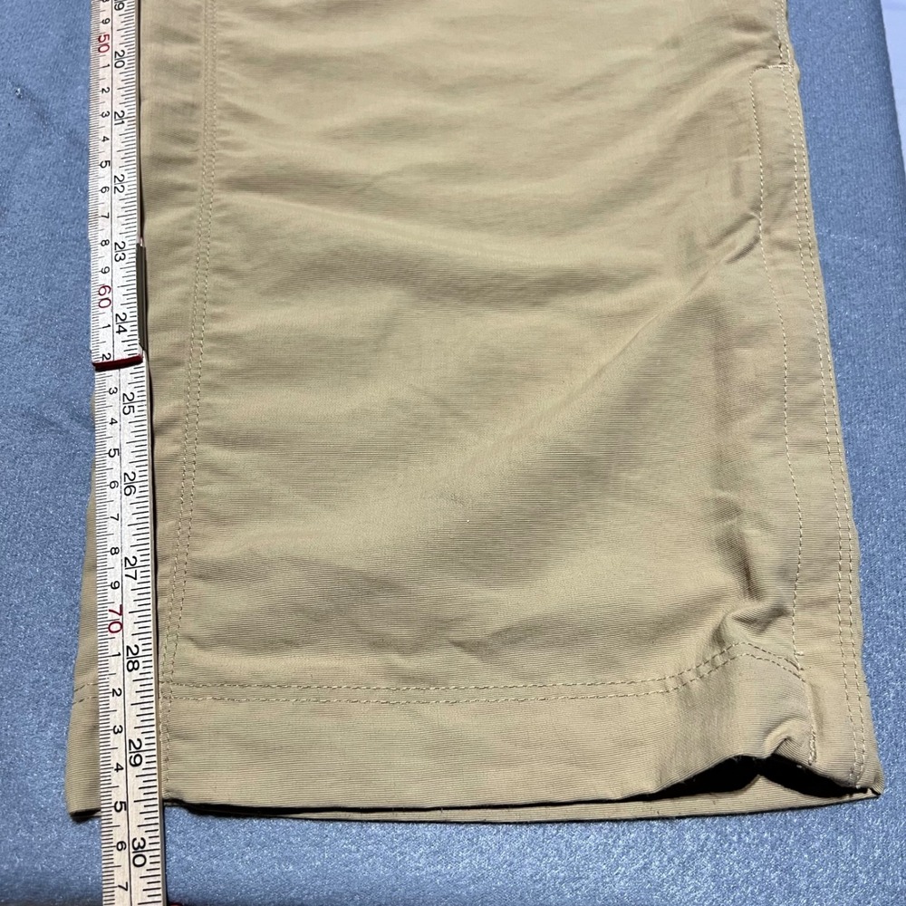 The North Face Mens L Short Tan Nylon Convertible Zip Off Cargo Hiking Pants - Picture 7 of 16